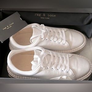 Rag & Bone Kent Espadrille Platform Leather Sneakers